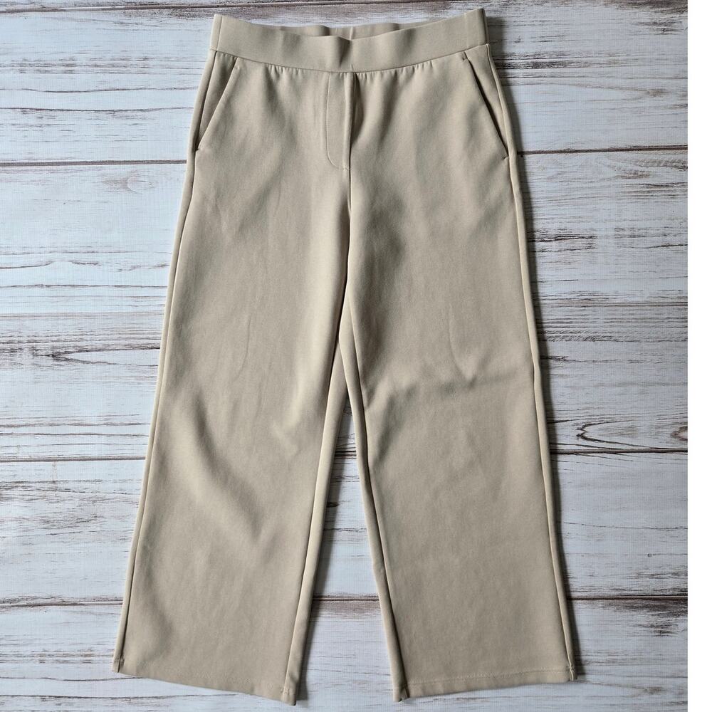 OGL Move Textured Mid-Rise Pull On Straight Pants with Pockets Size L